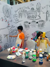 Load image into Gallery viewer, Unleash Your Creative Roar this National Day with the 'Lion's Pride - Paint Your Own Merlion' art workshops.