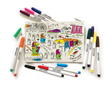 Load image into Gallery viewer, Lion's Pride 'Art From The Heart' Colour-It-Yourself Pencil Case