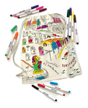 Load image into Gallery viewer, Lion's Pride 'Art From The Heart' Colour-It-Yourself Back Pack