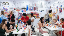 Load image into Gallery viewer, Unleash Your Creative Roar this National Day with the 'Lion's Pride - Paint Your Own Merlion' art workshops.